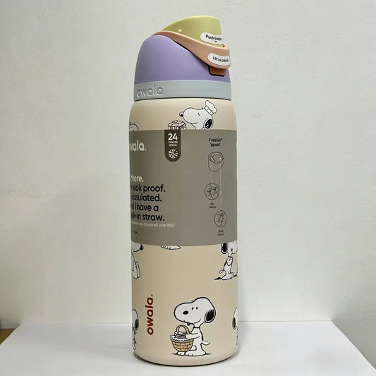 New Owala Snoopy Water Bottle Exclusive Tumbler 32oz