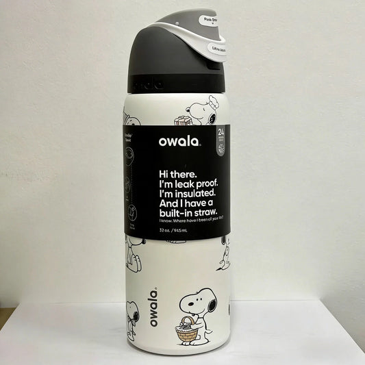 New Owala Snoopy Water Bottle Exclusive Tumbler 32oz