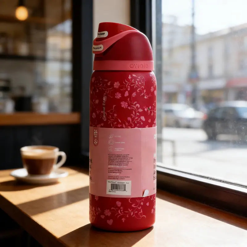 Owala 32oz Magenta Floral Special Edition Insulated